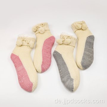 Kurzrohr-Baumwoll-Fleece-Socken